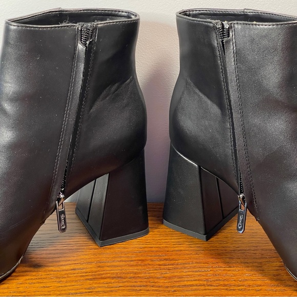 NWT | Circus by Sam Edelman Kate Bootie Ankle Boot Black Napa Leather - Picture 6 of 16